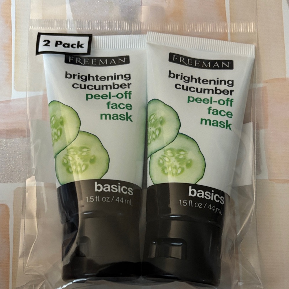 Brightening Cucumber Peel-Off Face Mask - Green (2 Pack)
